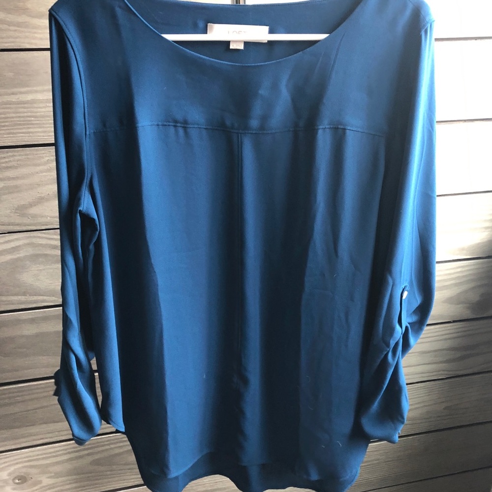 Loft Shirttail Blouse